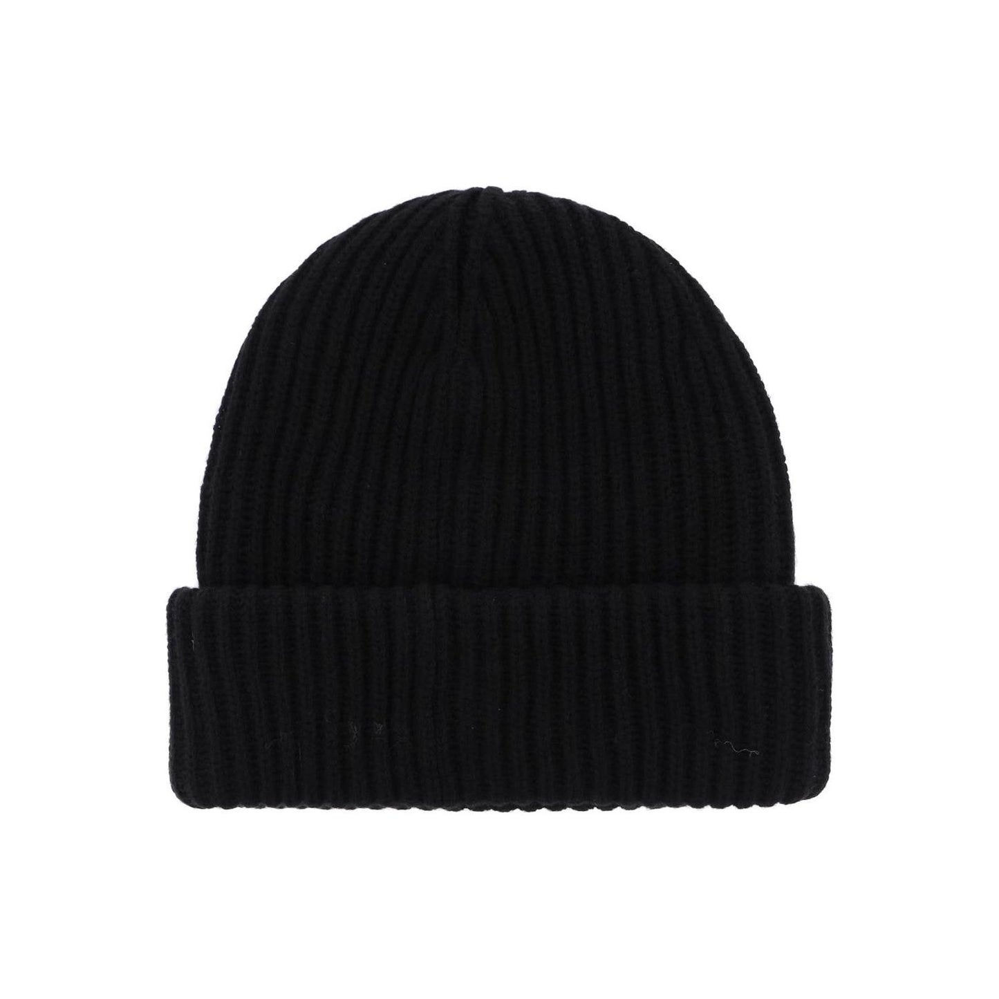 Ganni beanie hat with logo patch