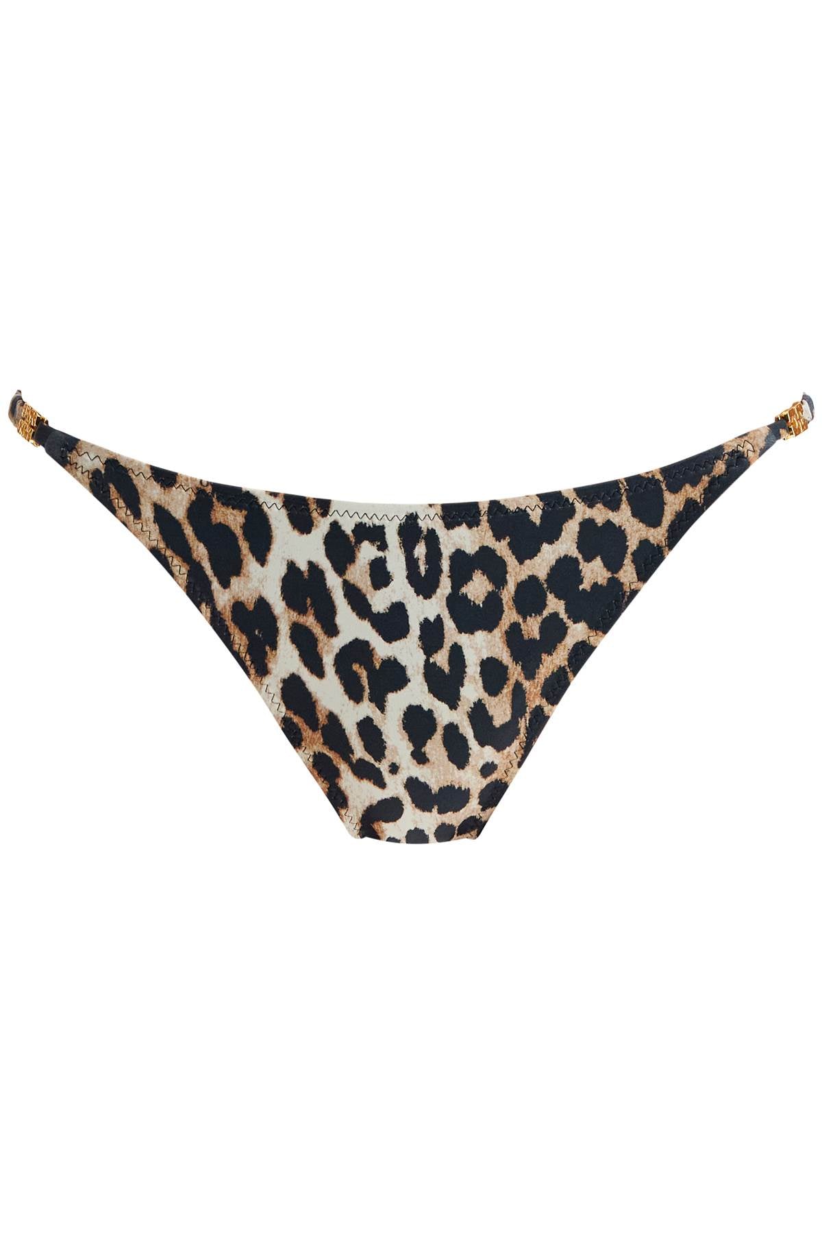 Ganni leopard print bikini briefs Beachwear & underwear Ganni