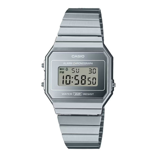 CASIO VINTAGE Mod. ICONIC SLIM SILVER WATCHES CASIO COLLECTION & VINTAGE