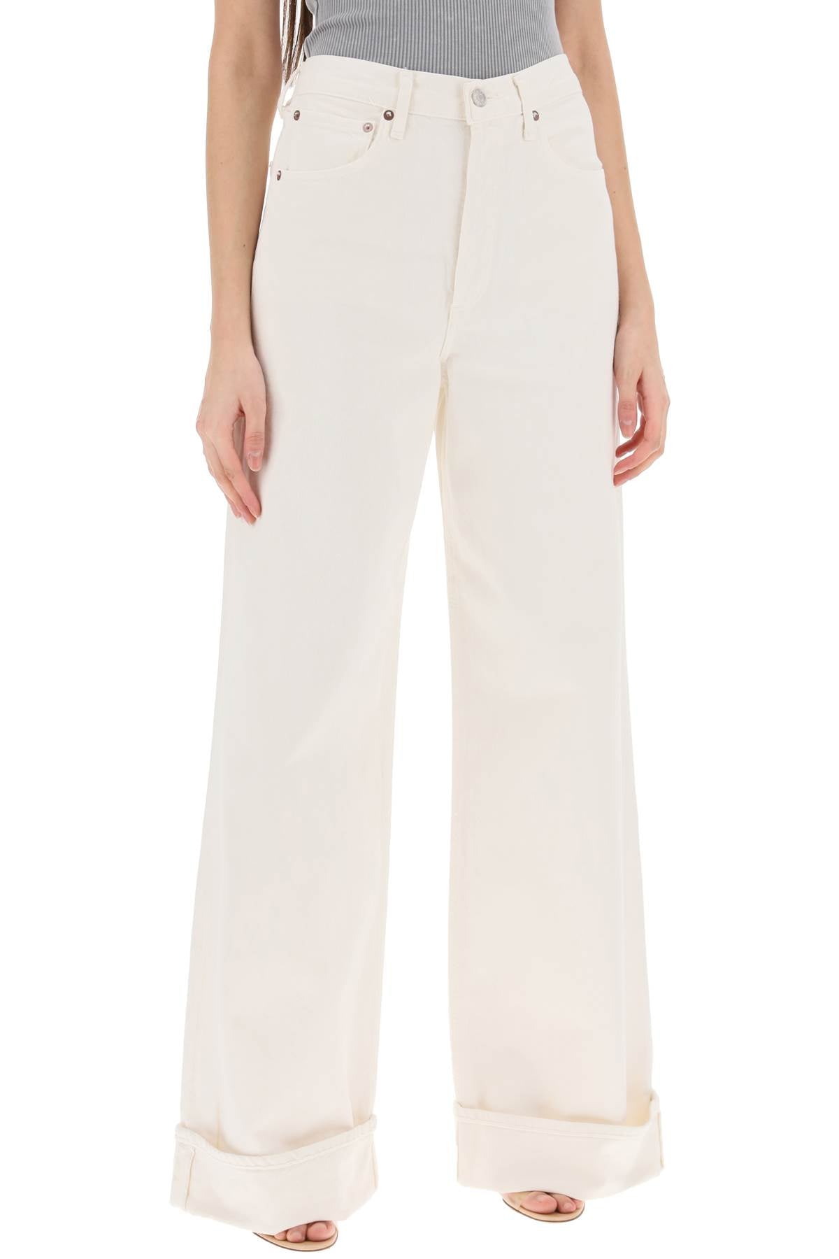 Agolde dame wide leg jeans