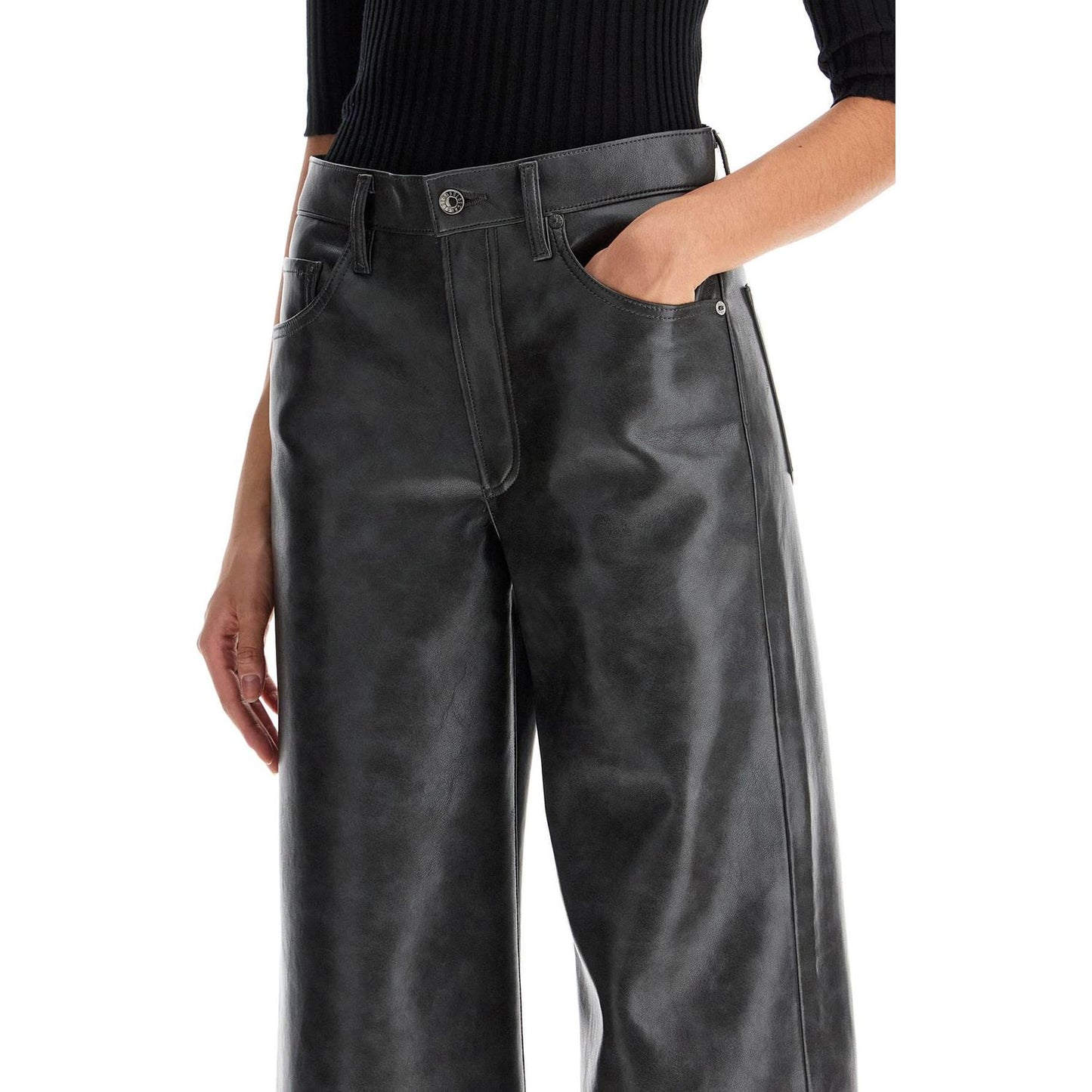 Agolde recycled leather pants Trousers Agolde