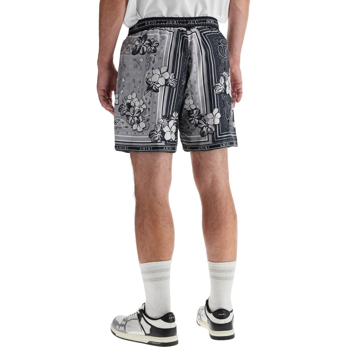 Amiri silk bandana print bermuda shorts Short trousers Amiri