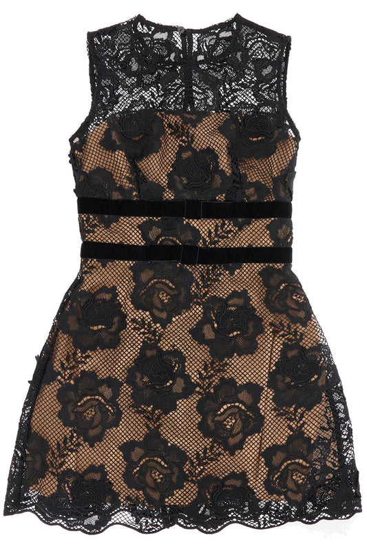 Self-Portrait Self Portrait lace mini dress with bows Dresses Self-Portrait