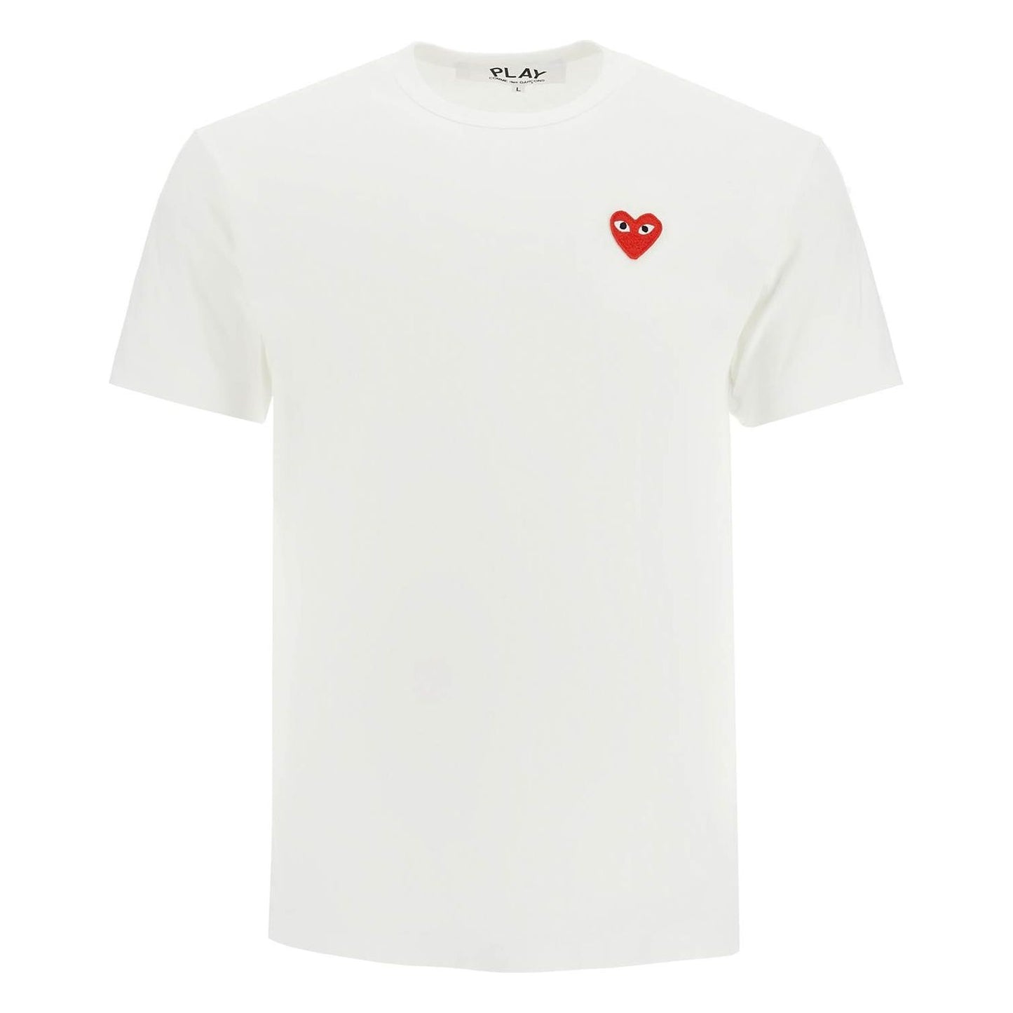 Comme Des Garcons Play heart patch  pure cotton jersey t-shirt Topwear Comme Des Garcons Play