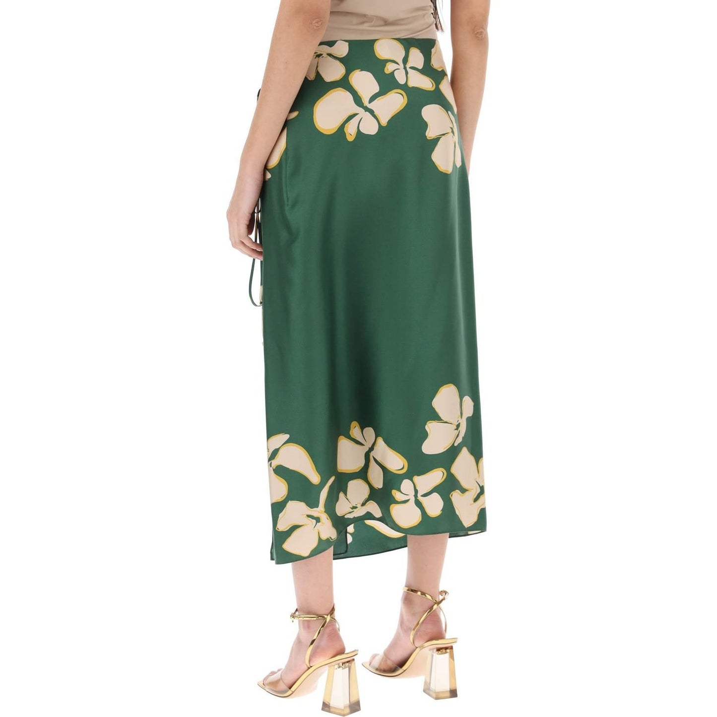 Raquel Diniz 's silk floral wrap skirt Skirts Raquel Diniz