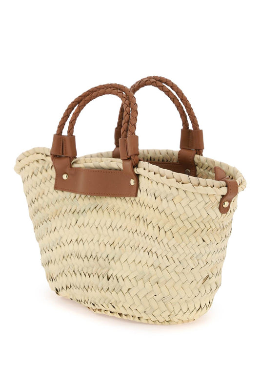 CASTANER raffia basket bag for