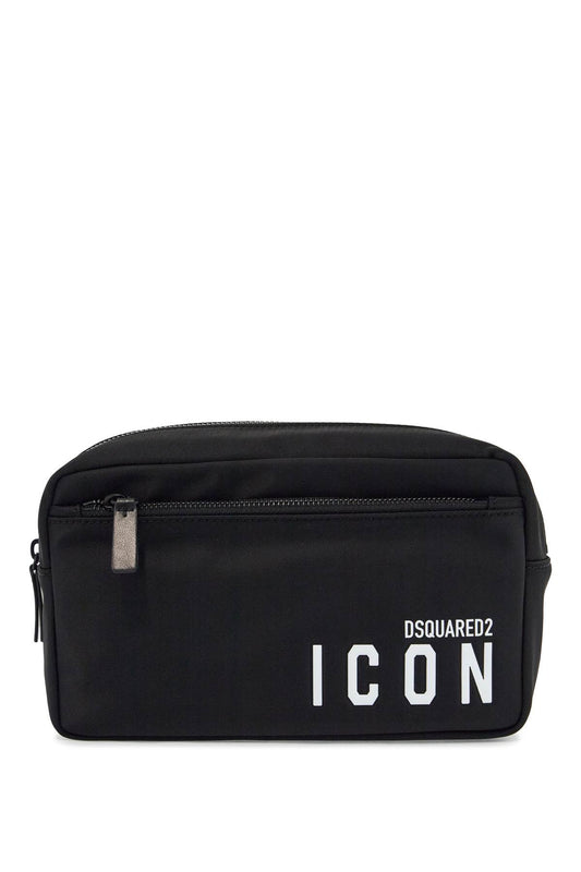 Dsquared2 rectangular beauty case icon black Business & travel bags Dsquared2