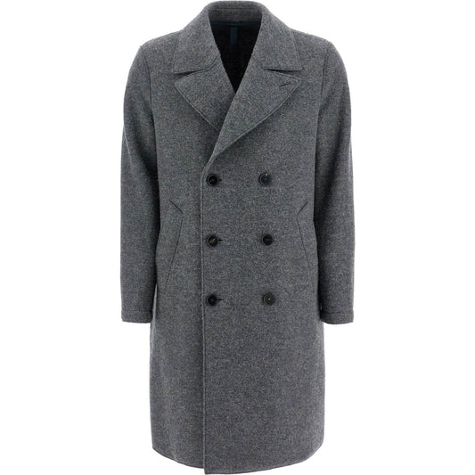 Harris Wharf London double-breasted wool coat in boiled Jackets Harris Wharf London