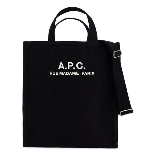 A.P.C. récupération canvas shopping bag Shopper A.P.C. Black