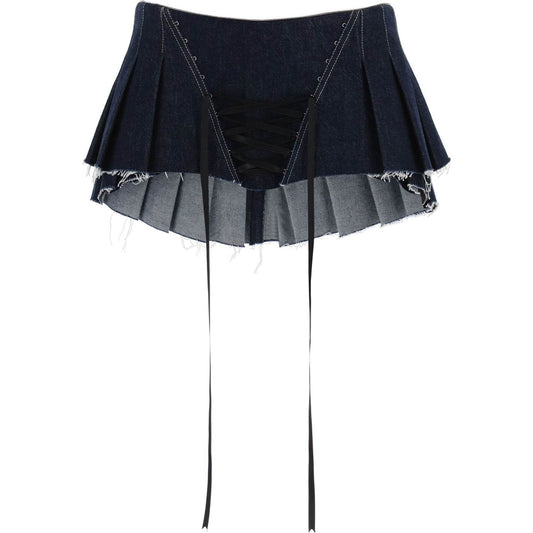 Dilara Findikoglu micro pleated skirt with corset Skirts Dilara Findikoglu