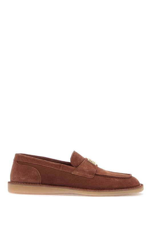 Dolce & Gabbana suede leather women moccassins Loafers Dolce & Gabbana