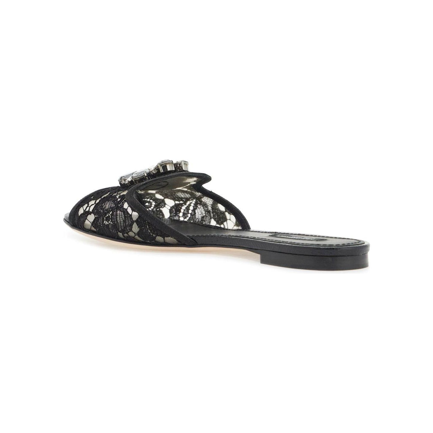 Dolce & Gabbana bianca lace slides Sandals Dolce & Gabbana