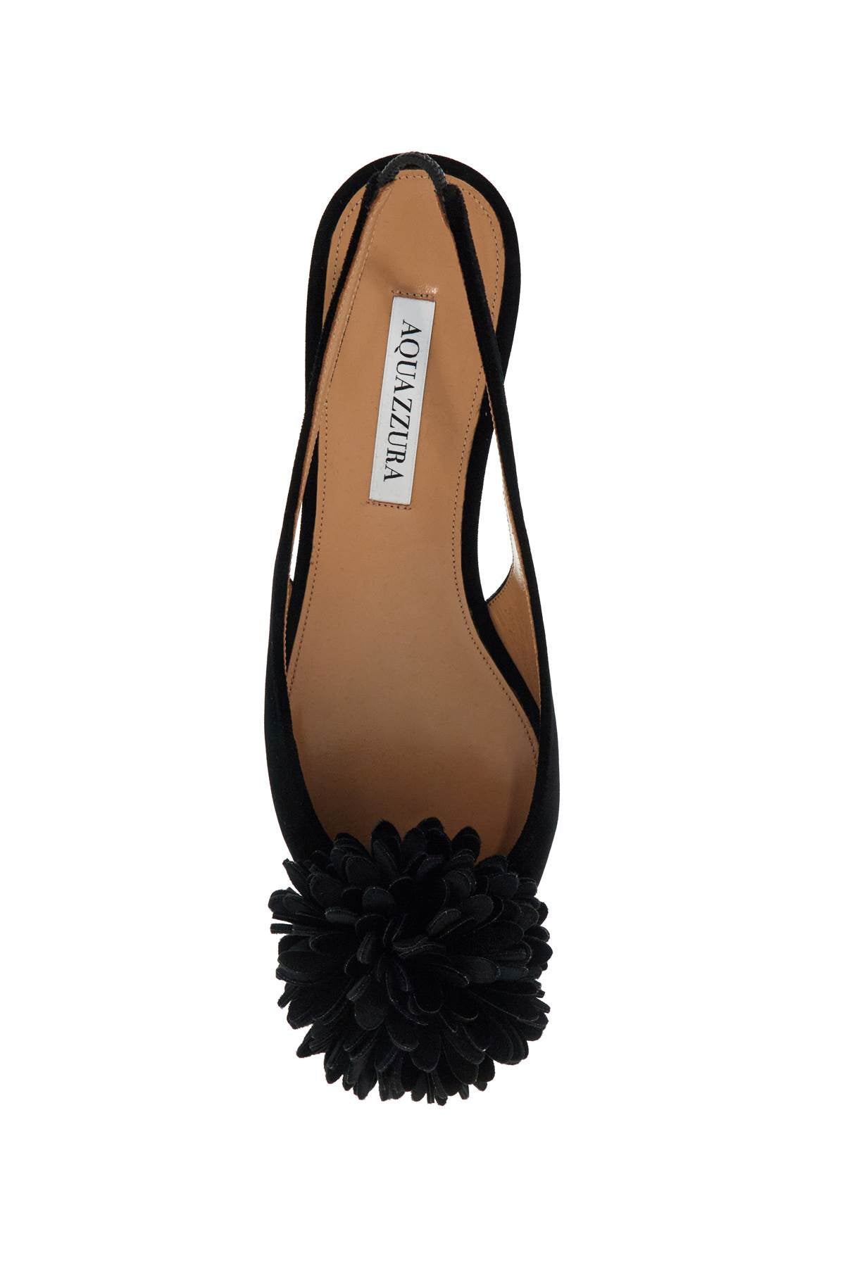 Aquazzura velvet slingback coutur Flat Shoes Aquazzura