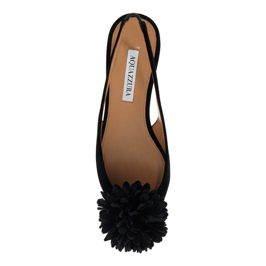 Aquazzura velvet slingback coutur Flat Shoes Aquazzura