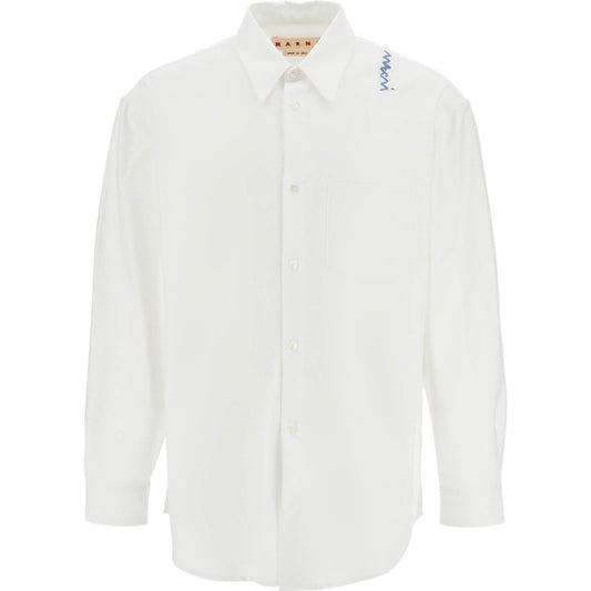 Marni "oxford shirt with pocket detail