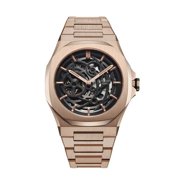 D1 MILANO SKELETON BRACELET Mod. ROSE GOLD - Automatic WATCHES D1 MILANO