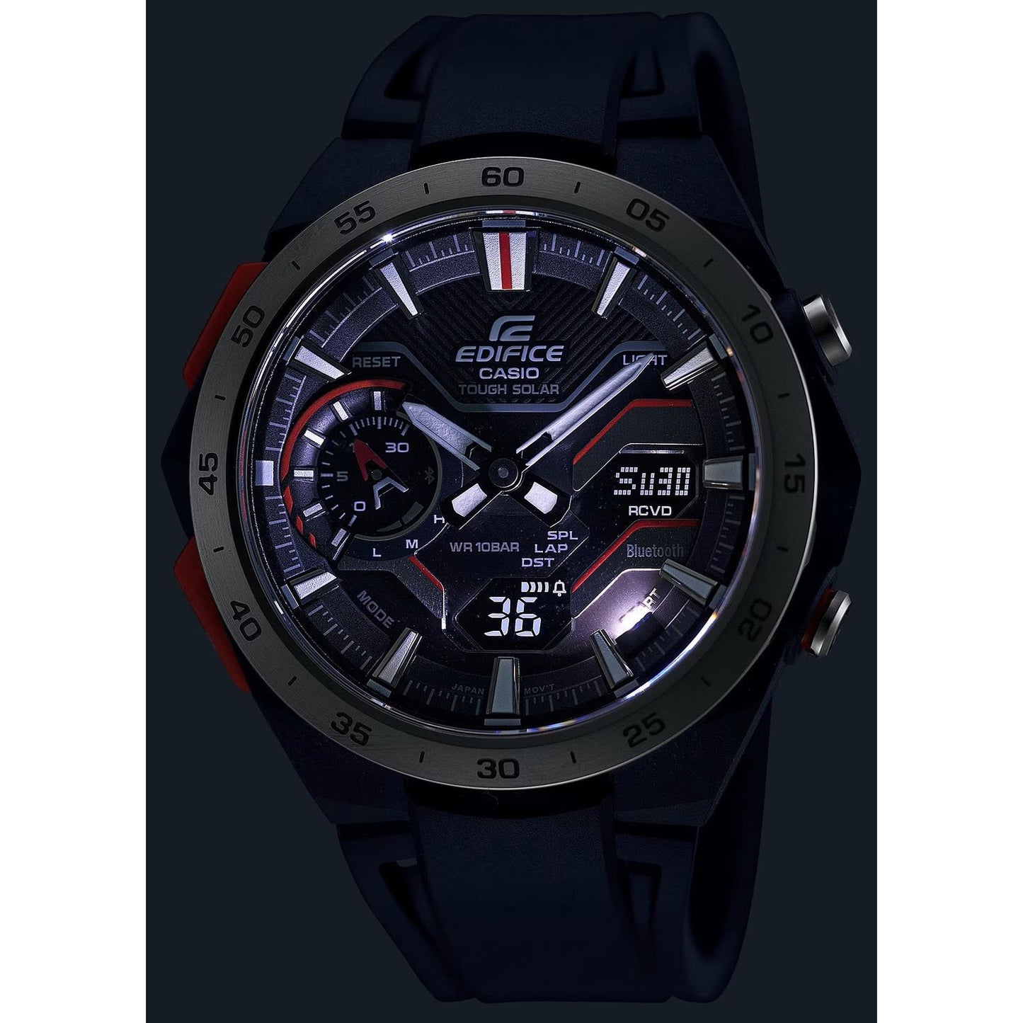 CASIO EDIFICE Mod. WINDFLOW - F1 Chronograph. Tough Solar.-2