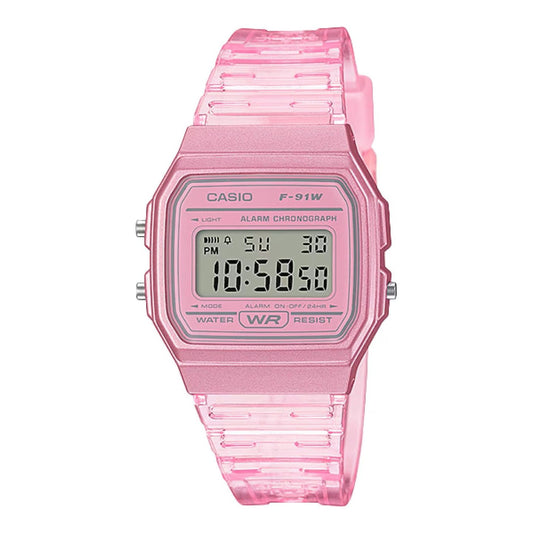 CASIO VINTAGE TRANSLUCID - LIGHT PINK WATCHES CASIO COLLECTION & VINTAGE