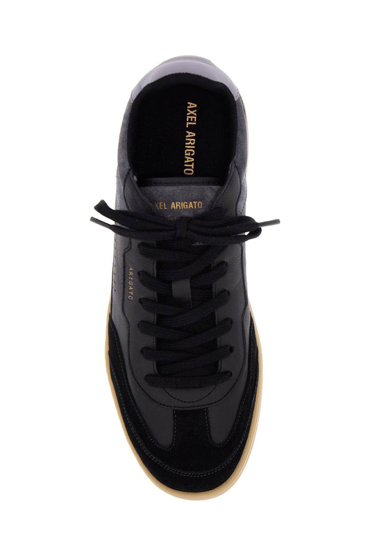 Axel Arigato black low sneakers in eco-friendly leather and suede with beige sole Sneakers Axel Arigato