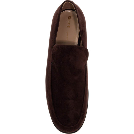 Khaite alessio suede leather mocc Loafers Khaite