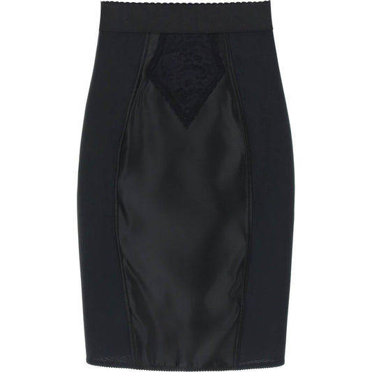 Dolce & Gabbana "mini satin and powernet skirt" Skirts Dolce & Gabbana