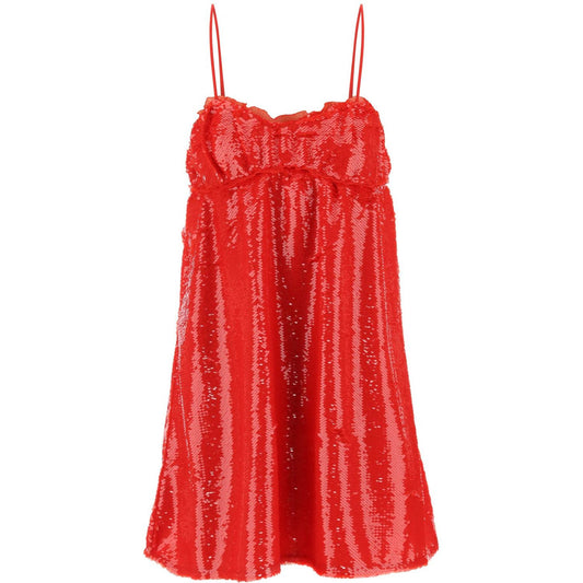 Ganni sequin mini dress