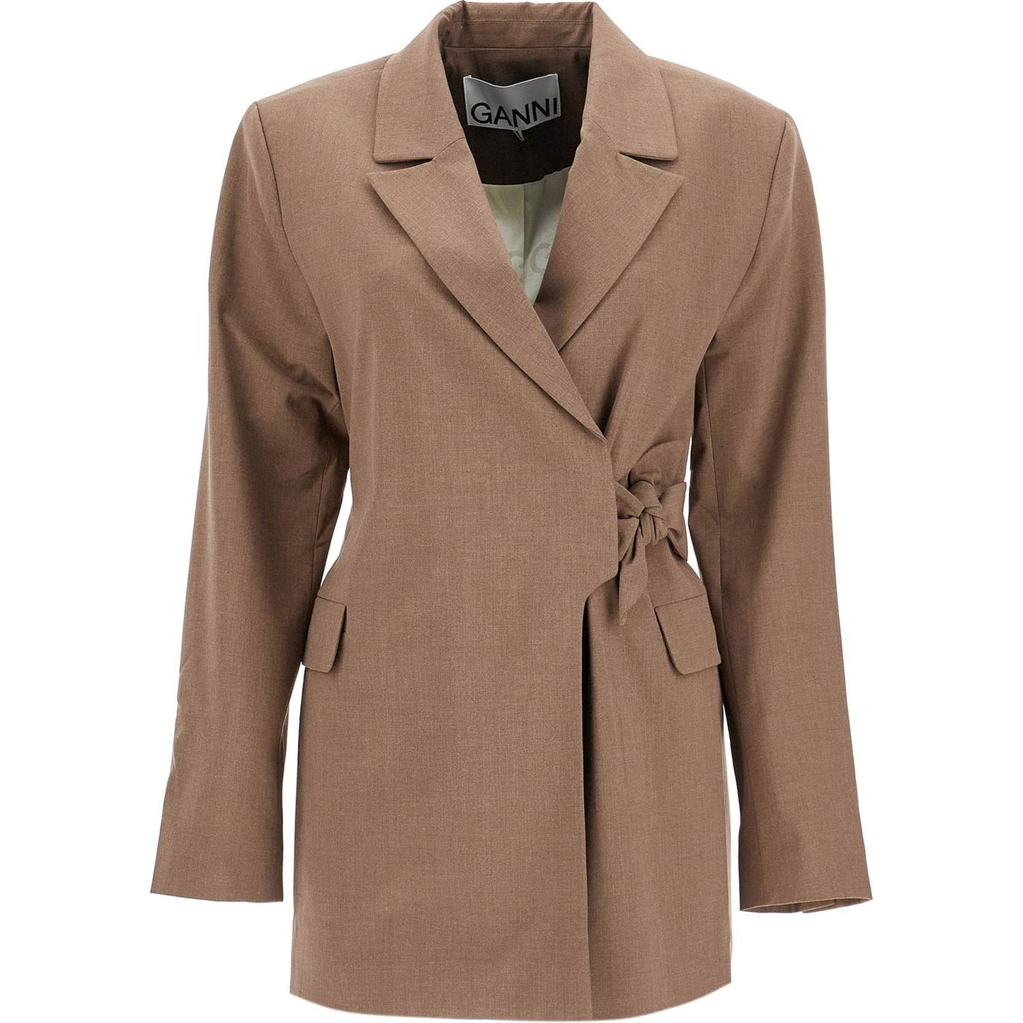 Ganni double-breasted blazer with Jackets Ganni