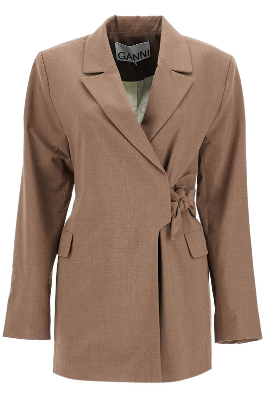 Ganni double-breasted blazer with Jackets Ganni