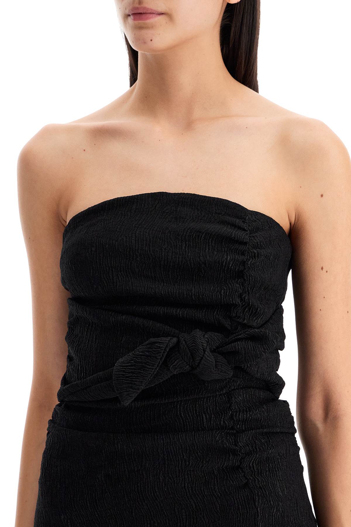 Ganni strapless viscose top for Topwear Ganni