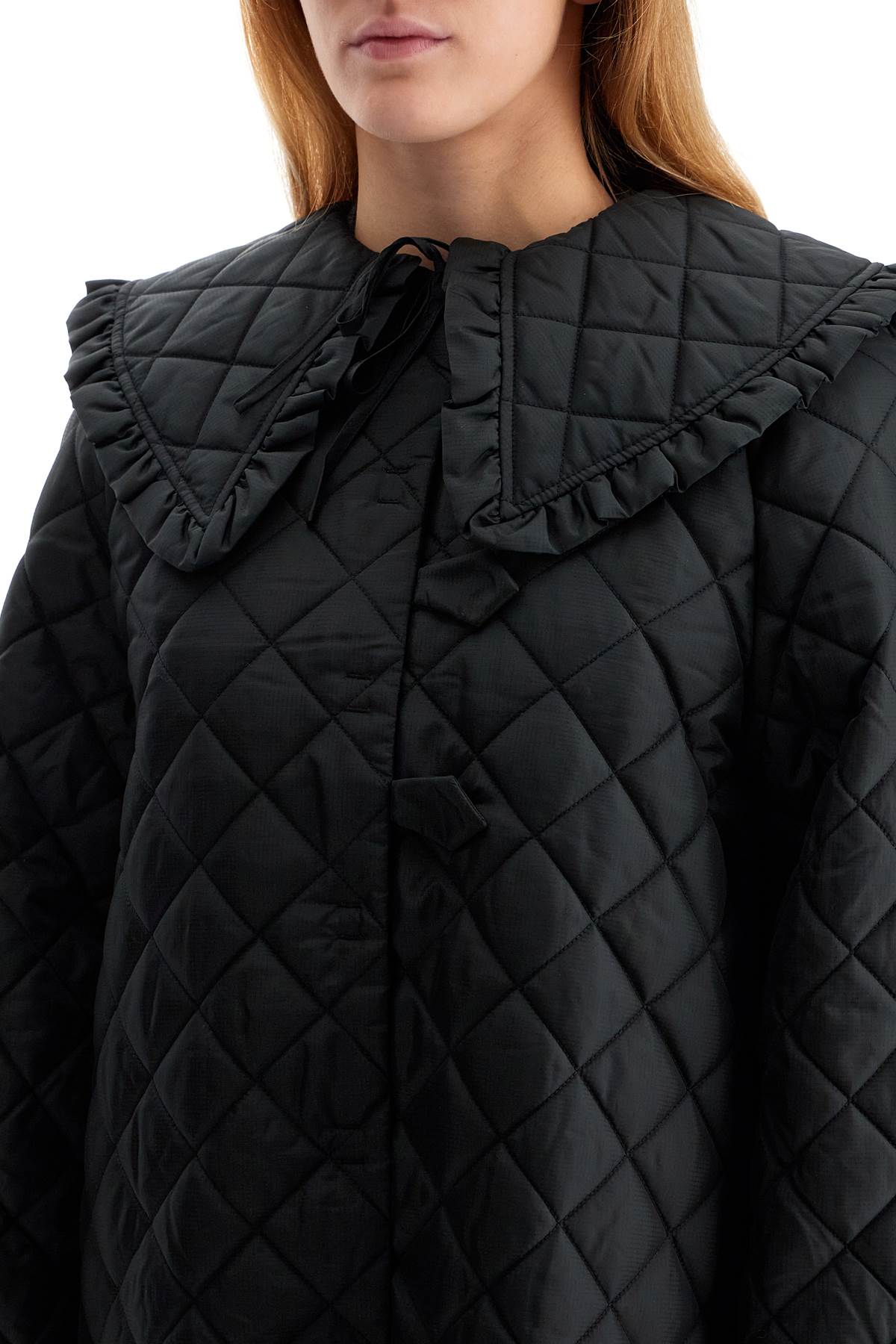 Ganni quilted ripstop jacket