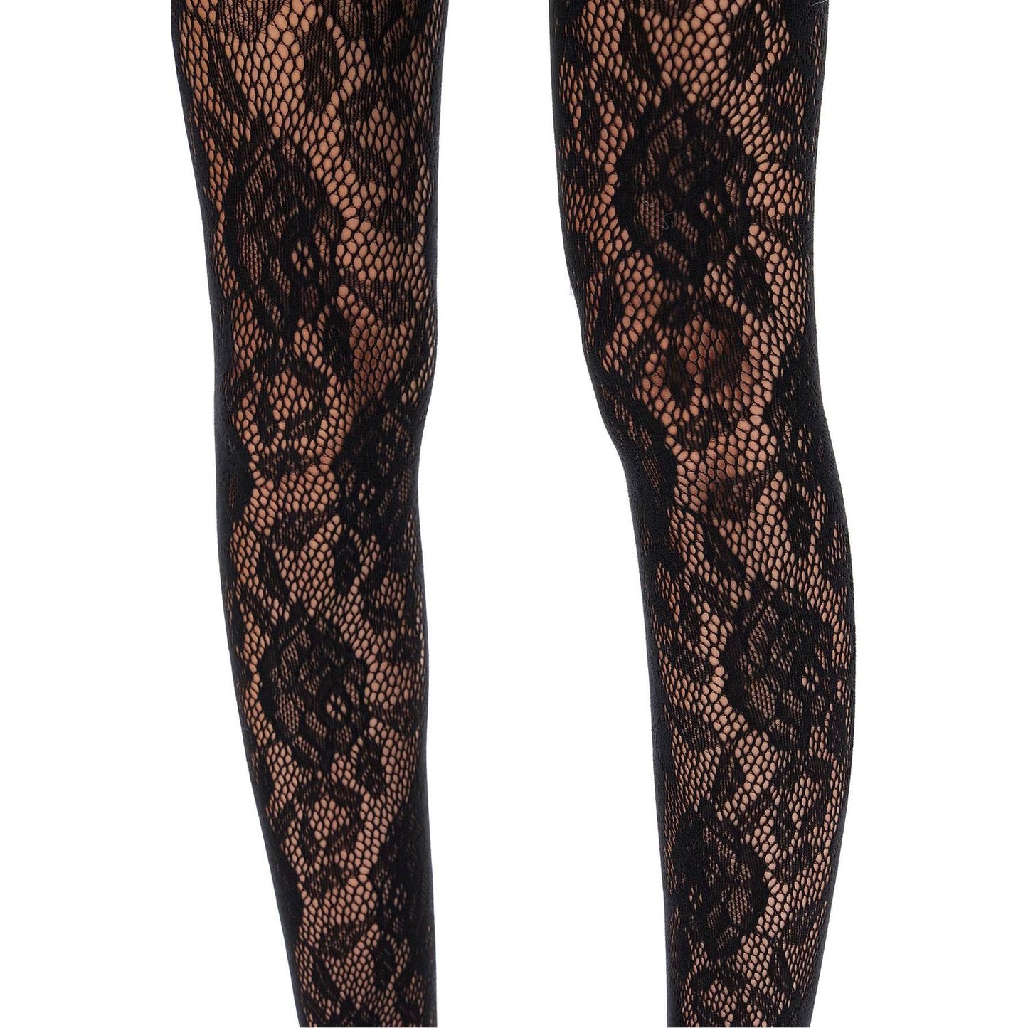 Alessandra Rich lace thigh-high stockings with Beachwear & underwear Alessandra Rich