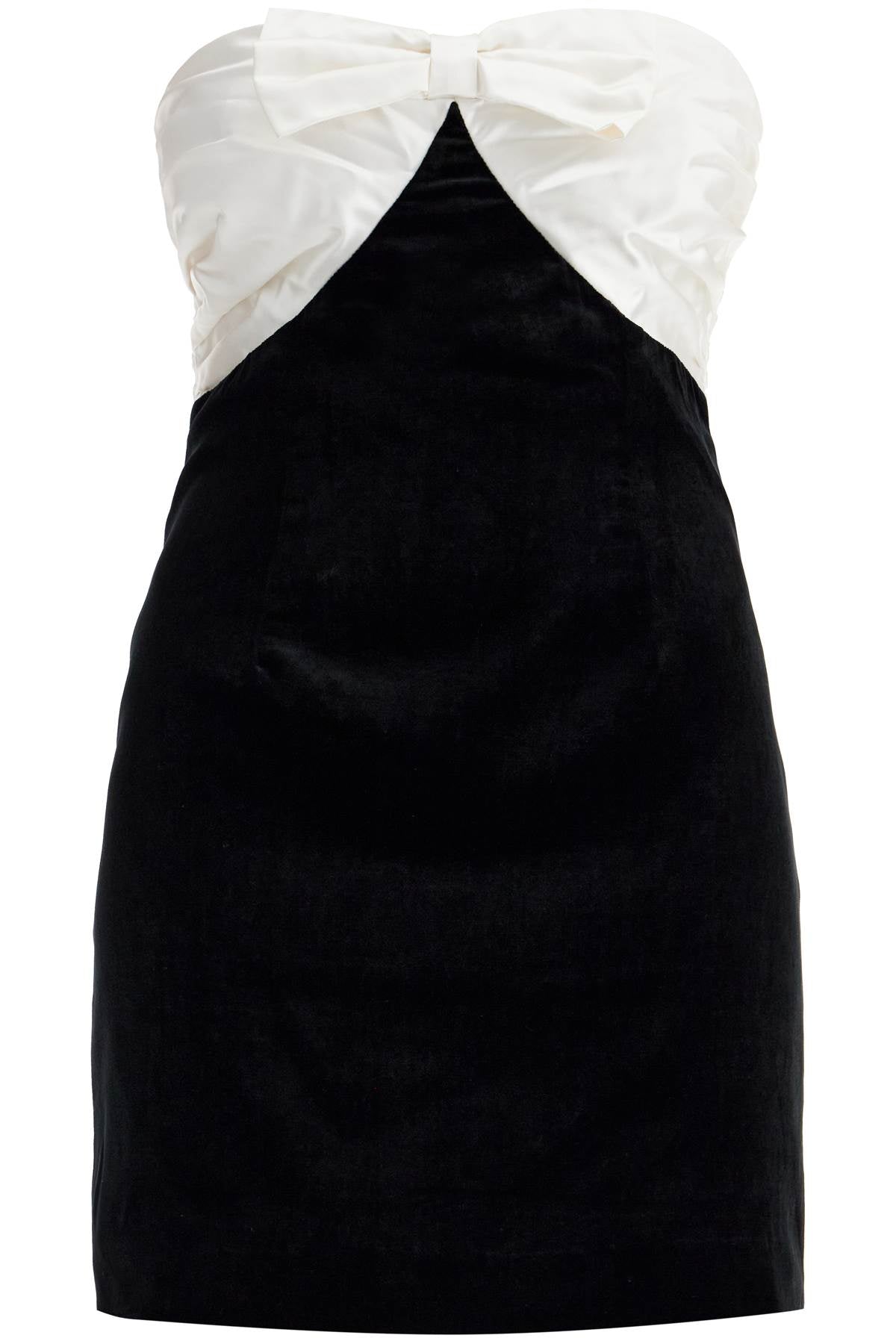 Alessandra Rich velvet mini dress with bow accent Dresses Alessandra Rich