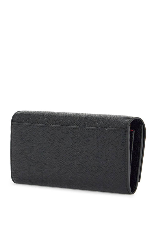 Thom Browne black calfskin chain wallet with rwb detail Wallets Thom Browne