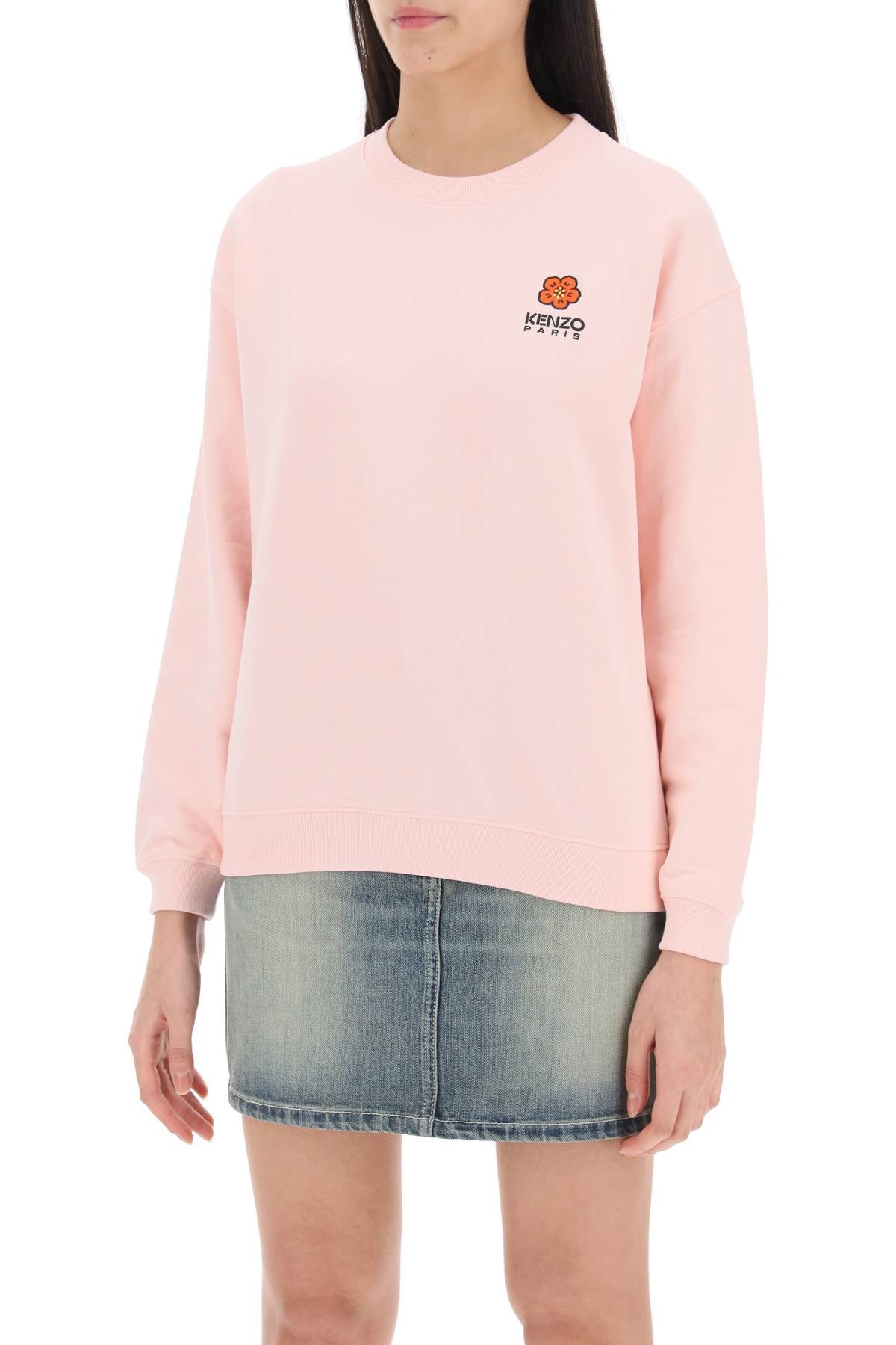 Kenzo crew-neck sweatshirt with embroidery Topwear Kenzo