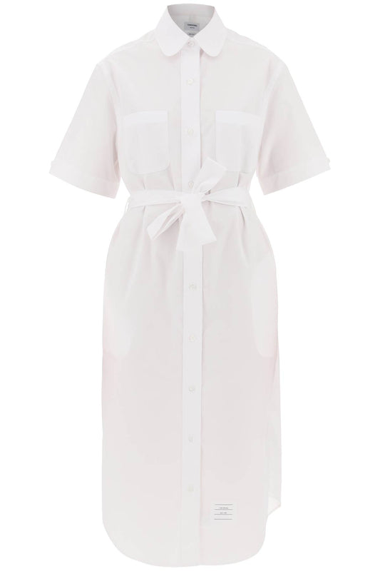 Thom Browne midi blouse with belt Dresses Thom Browne