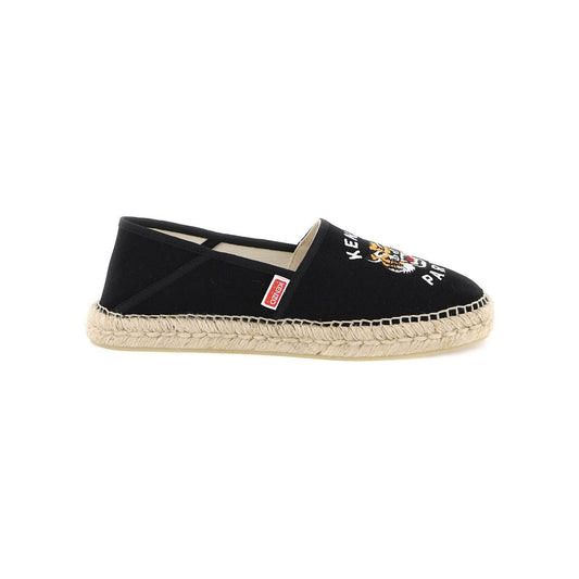 Kenzo canvas espadrilles with logo embroidery