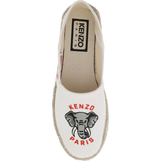 Kenzo canvas espadrilles with logo embroidery Espadrilles Kenzo