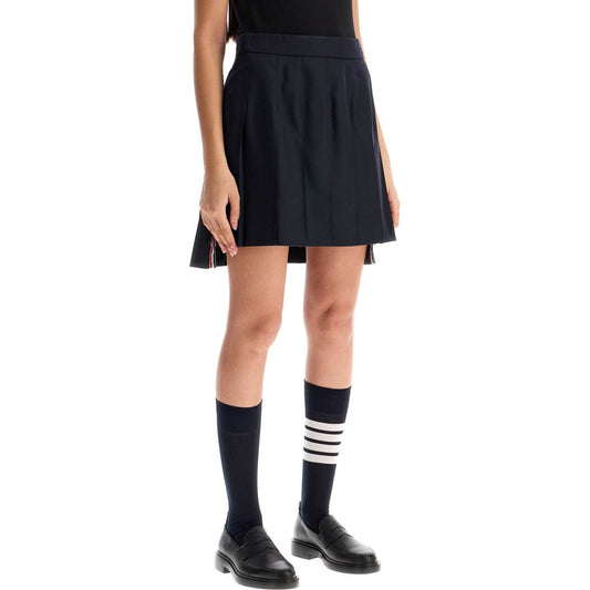 Thom Browne wool pleated mini skirt Skirts Thom Browne