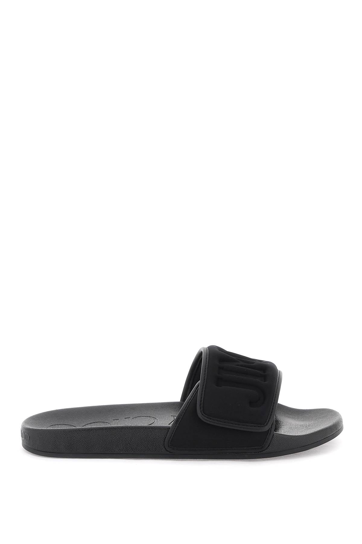 Jimmy Choo slides with logo Sandals Jimmy Choo