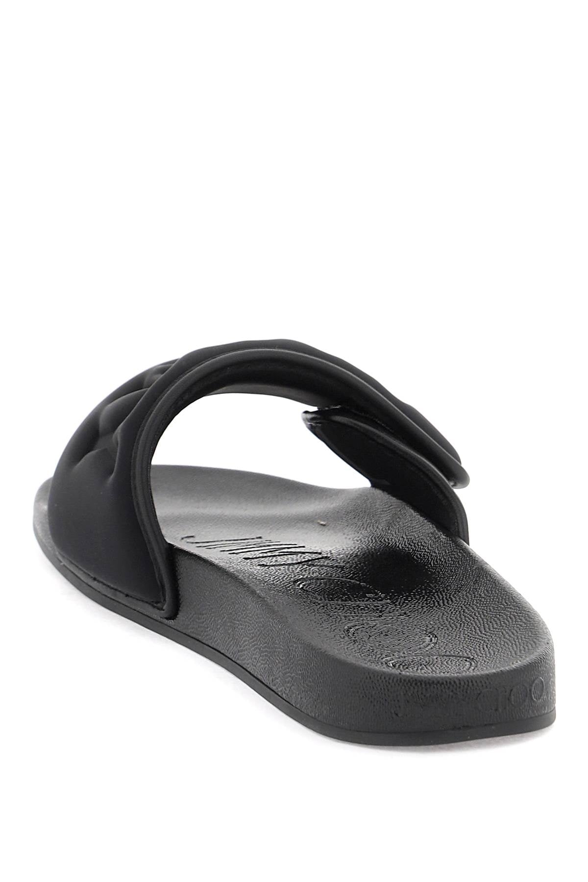 Jimmy Choo slides with logo Sandals Jimmy Choo