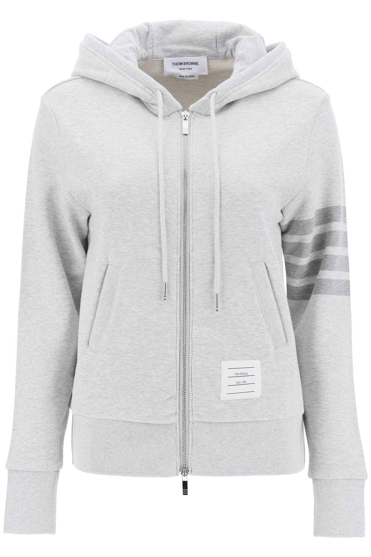 Thom Browne 4-bar hoodie with zipper and Topwear Thom Browne