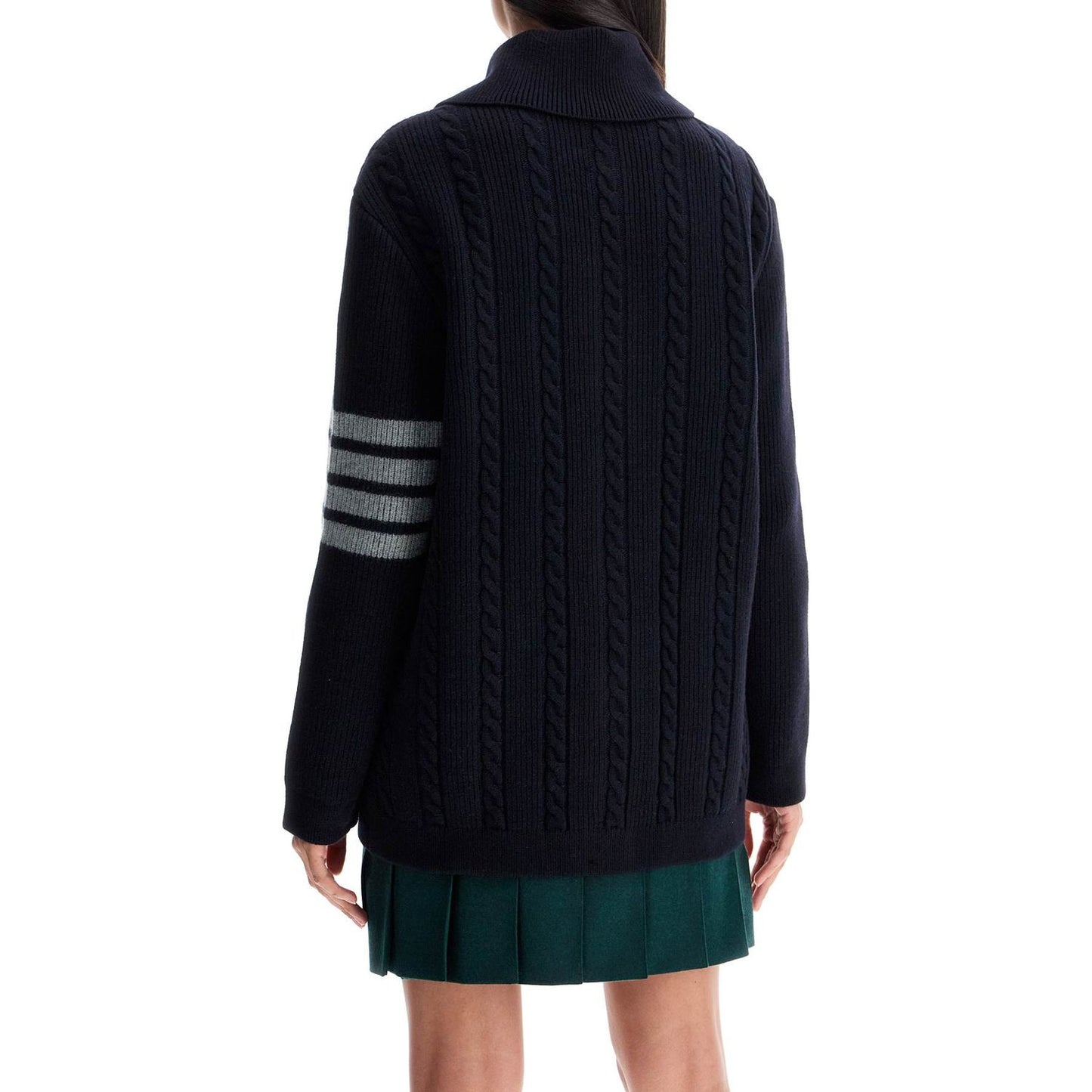 Thom Browne '4-bar heavy knit cardigan Knitwear Thom Browne