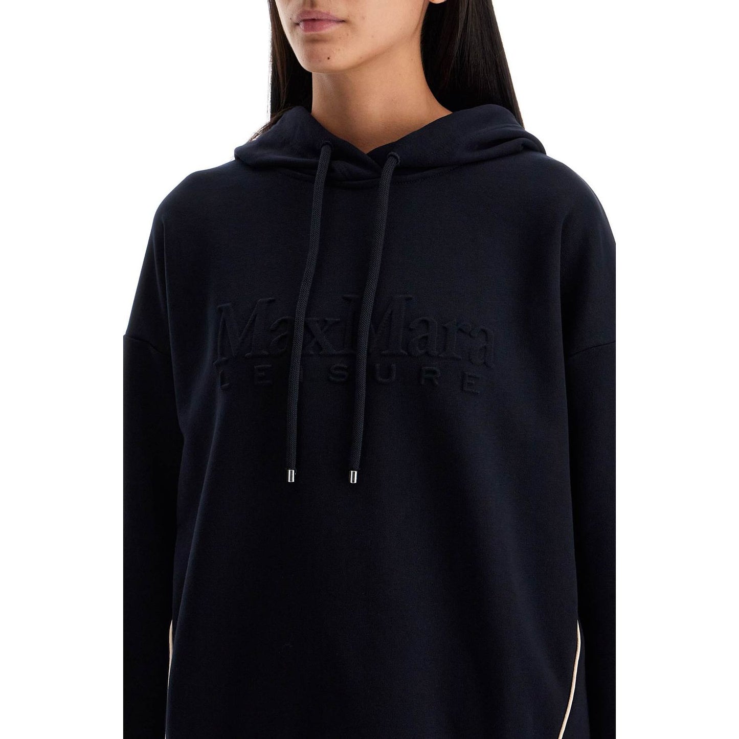 Max Mara Leisure hooded sweatshirt with piping Topwear Max Mara Leisure