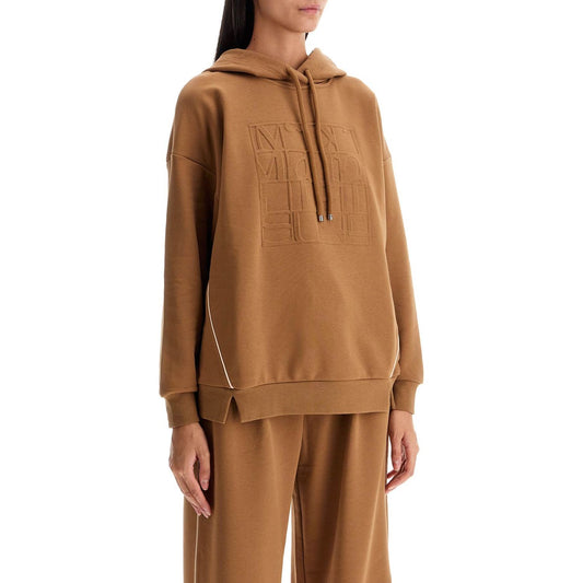 Max Mara Leisure hooded sweatshirt with piping Topwear Max Mara Leisure