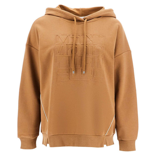 Max Mara Leisure hooded sweatshirt with piping Topwear Max Mara Leisure