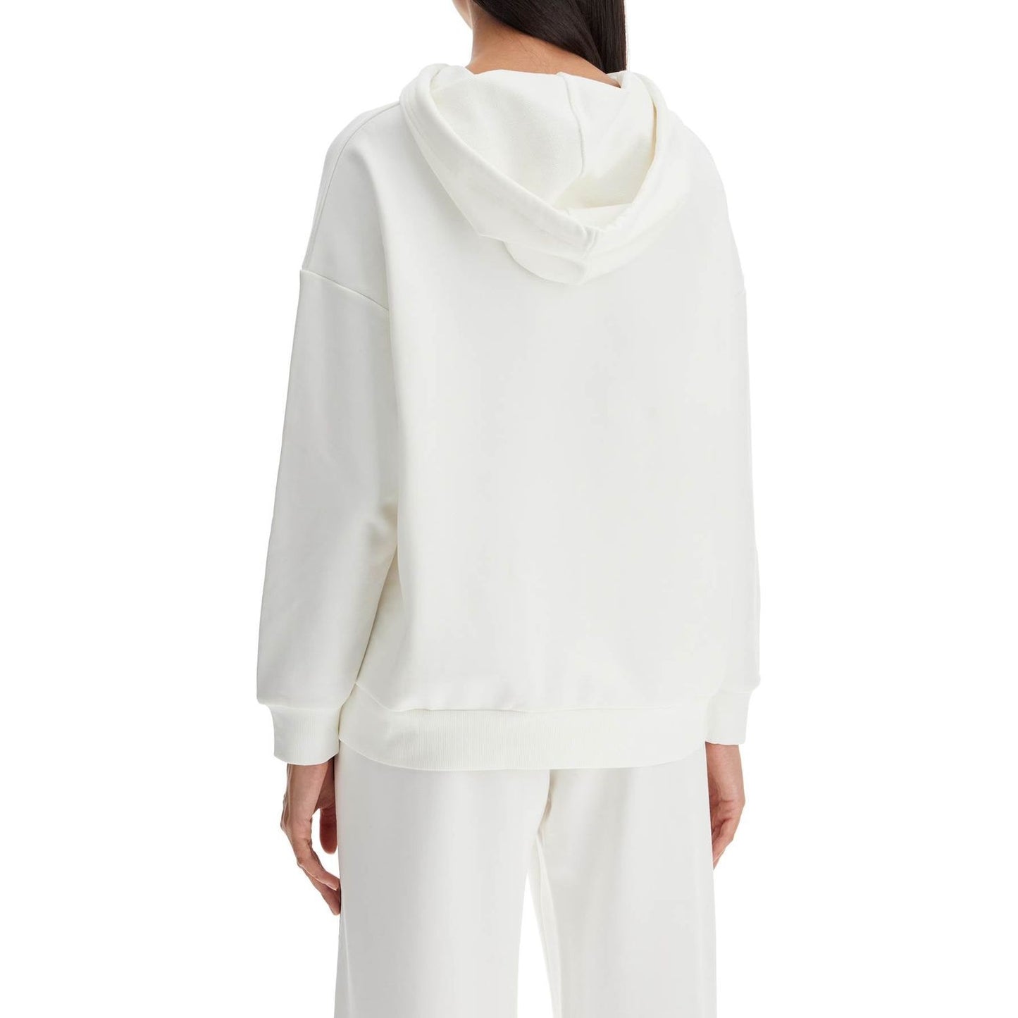 Max Mara Leisure hooded sweatshirt with piping Topwear Max Mara Leisure