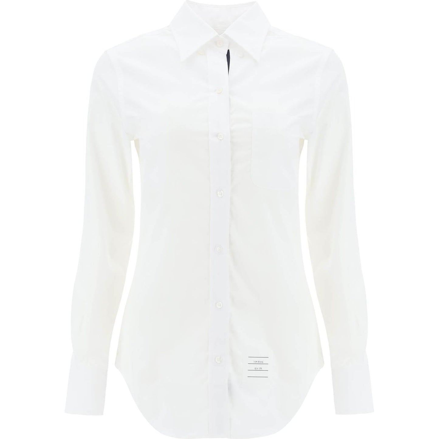 Thom Browne fitted shirt in poplin Topwear Thom Browne