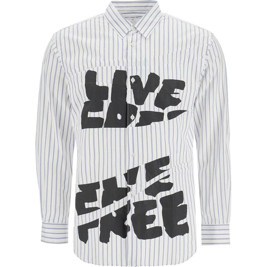 Comme Des Garcons Shirt 'live free printed shirt' Shirts Comme Des Garcons Shirt