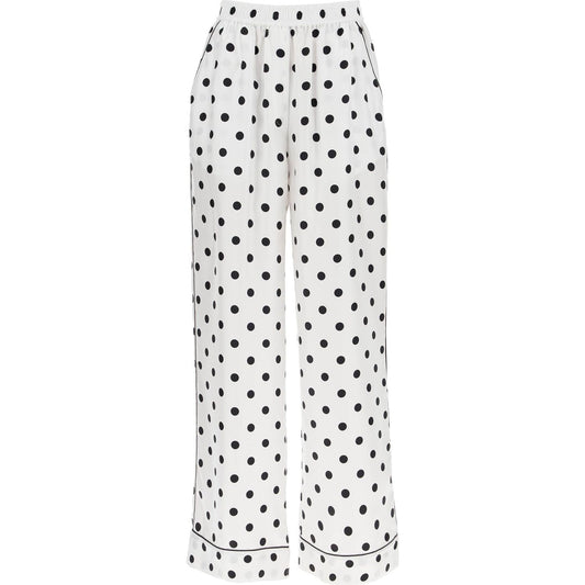 Dolce & Gabbana silk polka dot print pajama Trousers Dolce & Gabbana