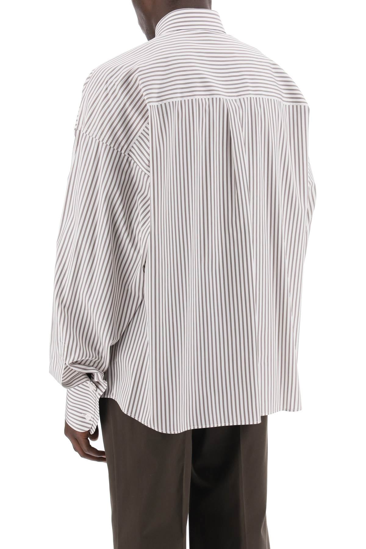 Dolce & Gabbana 'oversized striped poplin shirt Shirts Dolce & Gabbana